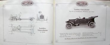 Ley Loreley Motorwagen Modelprogram 1912 Carbrochure (0374)
